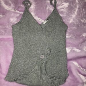 Grey body suit!🤍